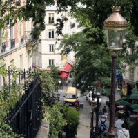 Trappen op Montmartre