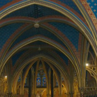 Interieur van de Sainte-Chapelle