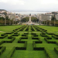 Heggetjes in het Parque Eduardo VII