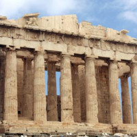 Voorkant van het Parthenon