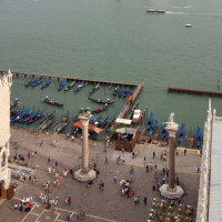Zuilen op het Piazzetta San Marco