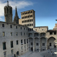 Gebouwen op Plaça del Rei