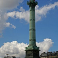 Zuil op de Place de la Bastille