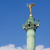 Zuil op de Place de la Bastille