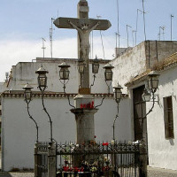 Zicht op de Plaza de los Capuchinos