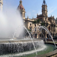 Fontein van de Plaza del Ayuntamiento