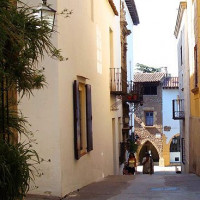 Straatbeeld in Poble Espanyol