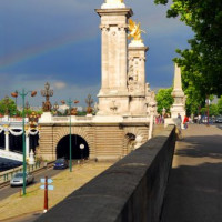 Kunstwerken op de Pont Alexandre III