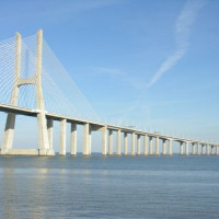 Lengte van de Ponte Vasco da Gama