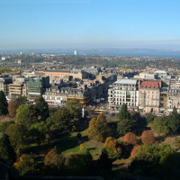 Beeld van de Princes Street Gardens