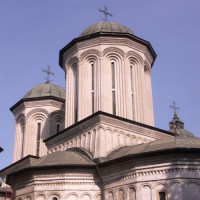 Close up van het Radu Vodă-klooster