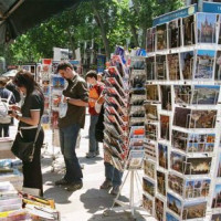 Kiosk op de Rambla