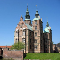 Zijaanzicht van het Rosenborgslot