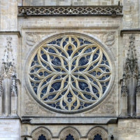 Rosette van de Cathédrale Saint-André