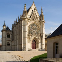 Buiten aan de Sainte-Chapelle