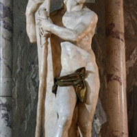 Beeldje in de Santa Maria Sopra Minerva