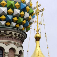 Detail van de Kerk van de Verlosser op het Bloed