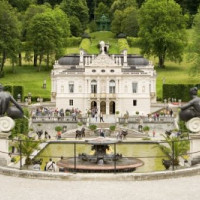 Tuin van het Schloss Linderhof