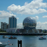 Rivier bij Science World