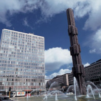 Zicht op Sergels Torg