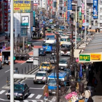 Verkeer in Shinjuku