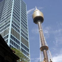 Totaalbeeld van de Sydney Tower