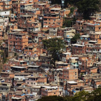 Luchtbeeld van Rocinha