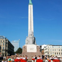 Het Vrijheidsmonument van Riga