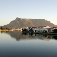 Zicht op de Tafelberg