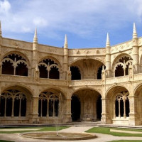 Binnenplein van het Monasterio dos Jerónimos