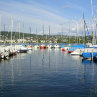 Bootjes op de Zürichsee
