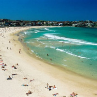 Luchtbeeld van Bondi Beach