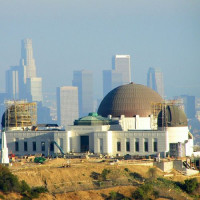 Totaalbeeld van het Griffith Observatory