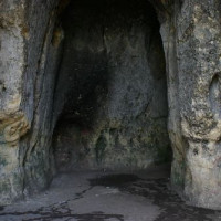 Binnen in de Sint Pietersberg-grotten