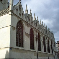 Zijkant van de Sint-Niklaaskerk