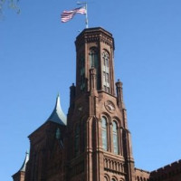 Beeld van het Smithsonian Castle