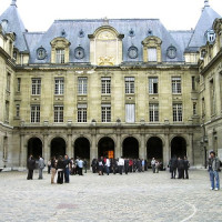 Binnenplein van de Sorbonne