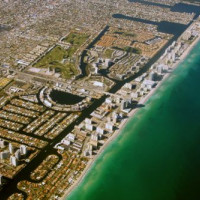 Luchtbeeld van South Beach