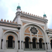 Beeld van de Spaanse synagoge
