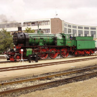 Stoomlocomoties in het Spoorwegmuseum