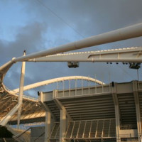 Constructie van het Spyridon Louis stadion