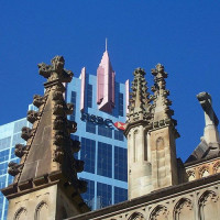 Detail van St. Andrew’s cathedral