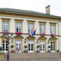 Gevel van het Stadhuis van Luxemburg