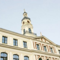 Toren op het Stadhuis van Riga