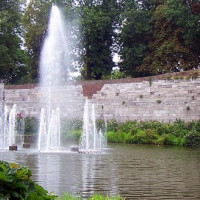 Fontein in het Stadspark Maastricht