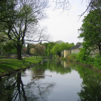 Vijver in het Stadspark Maastricht