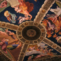 Fresco in de Stanze van Rafaël