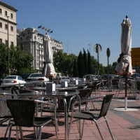 Terras aan het Station Atocha