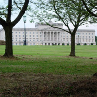 Vergezicht op Stormont Castle