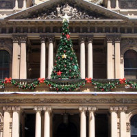 Voorgevel van de Sydney Town Hall